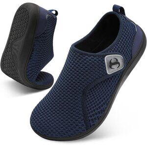 👑Women's Comfortable Walking Shoes Blue Breathable Sneakers Closed Toe Pull On